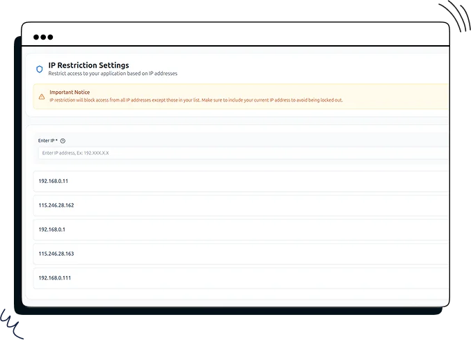 Static IP Requirements